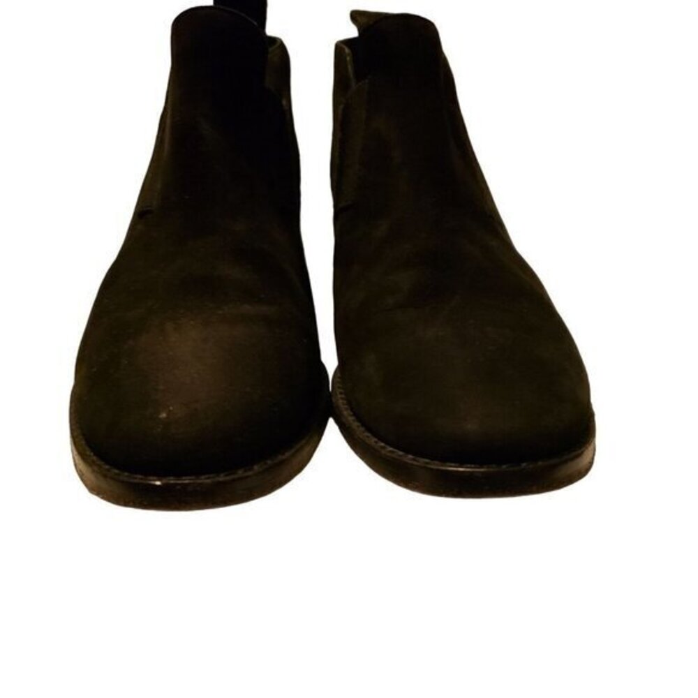 Eileen Fisher Black Suede Ankle Boots Booties Shoes Size 7.5 Pull-on - Picture 11 of 16